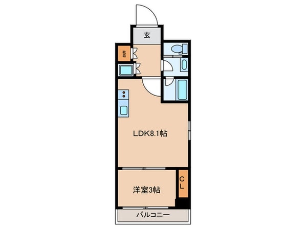 クレストコート泉一丁目の物件間取画像